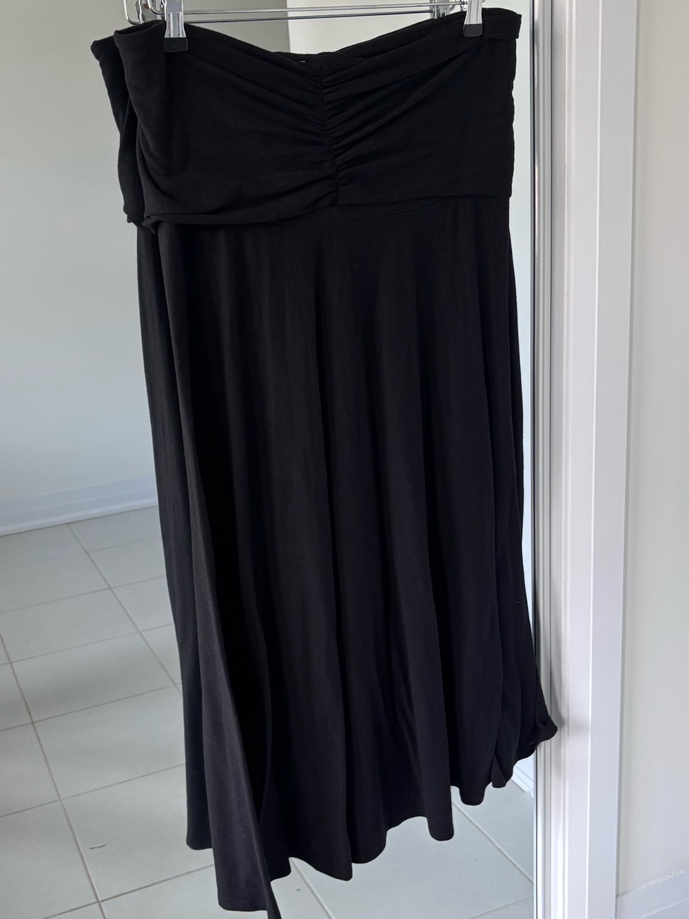 Black Halter Tie Dress